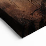 Spooky Wall Art - Gothic Raven on Haunted Landscape