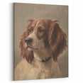 Vintage Animal Art – Loyal Dog in Classic Pet Portrait Print