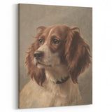Vintage Animal Art – Loyal Dog in Classic Pet Portrait Print