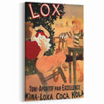 Vintage Lox Poster: Retro Liqueur Advertising Wall Art
