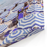 Sunny Beach Day with Umbrellas – Coastal Summer Wall Art