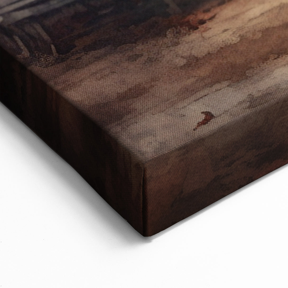 Halloween Art Prints - Haunted House with Jack O Lanterns