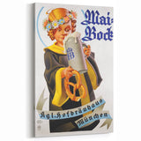 Vintage Mai-Bock Poster: Retro Beer Advertising Wall Art