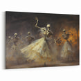 Halloween Canvas Art - Skeleton Ballerinas in a Gothic Dance