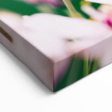 Spring Wall Art – Floral Honeybee on Blooming Wildflowers Canvas