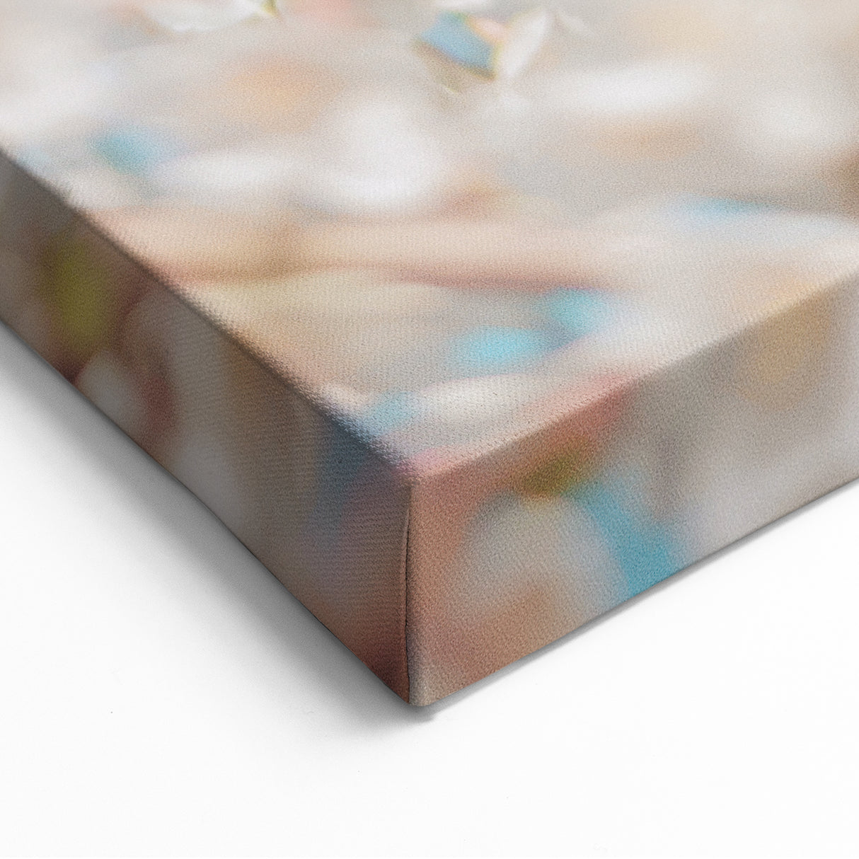 Floral Wall Art – Blooming Cherry Blossoms Against Blue Sky