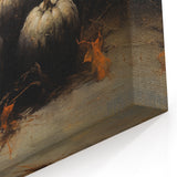 Spooky Wall Art - Dark Gothic Pumpkin Still Life