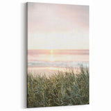 Beach Grass at Sunset – Tranquil Summer Landscape Wall Art
