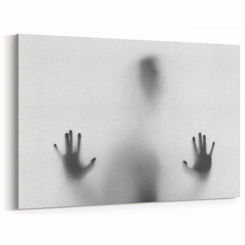 Halloween Canvas Art - Eerie Shadowy Silhouette