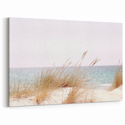 Coastal Sand Dunes and Ocean – Serene Summer Wall Art
