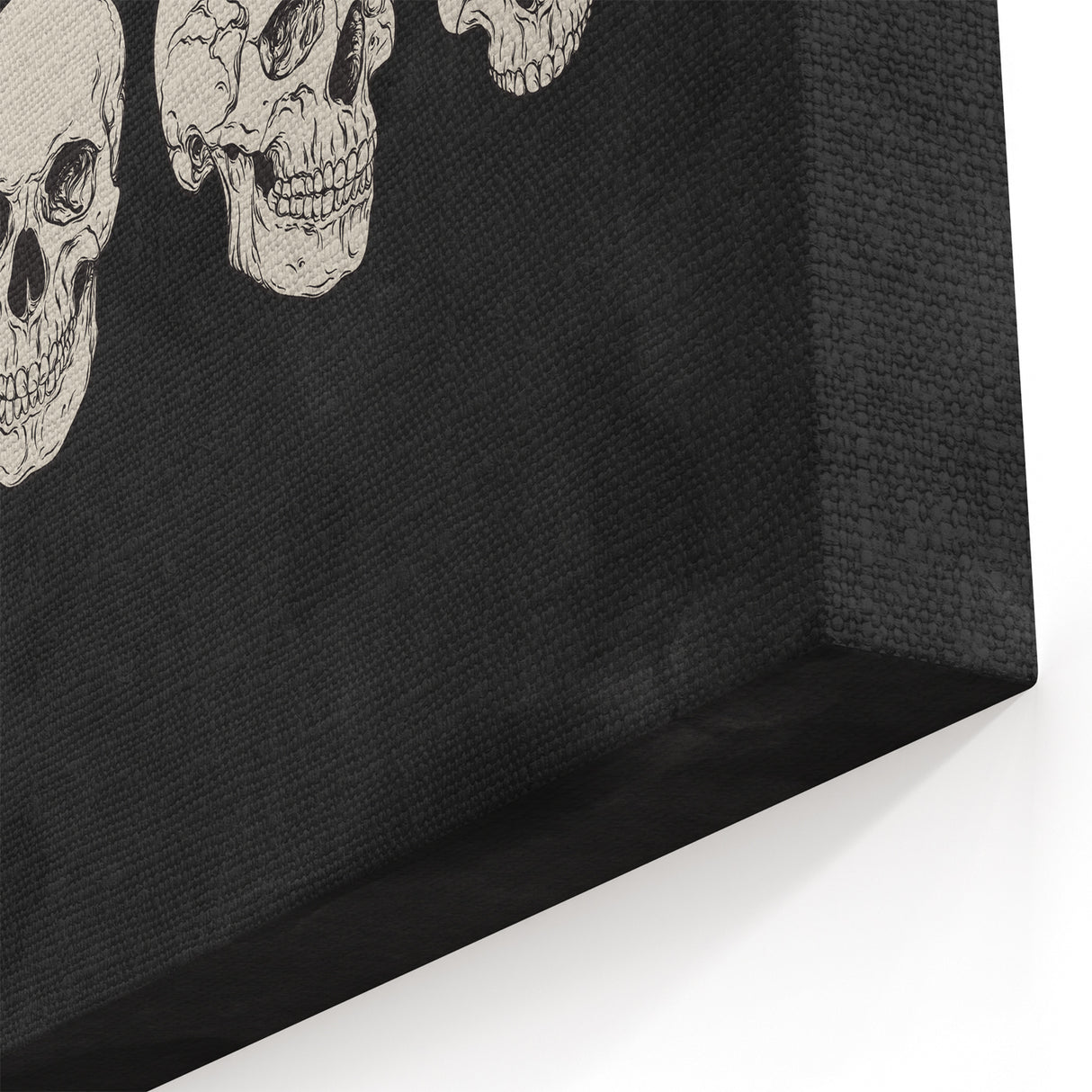 Halloween Canvas Art - Vintage Skull Expressions Print