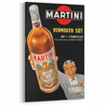 Vintage Martini Vermouth Poster: Retro Advertising Wall Art