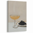 Luxury Drinks Wall Art – Champagne & Caviar Still Life Print