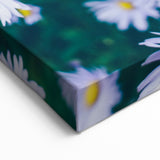 Floral Wall Art – Vibrant Purple Daisies in Spring Bloom