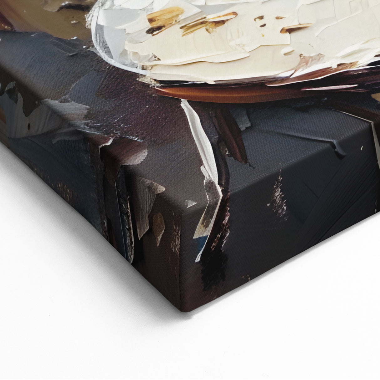 Paris Café Wall Art – Coffee & Croissant by the Seine