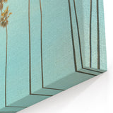 Tall Palm Trees Under Blue Sky – Vibrant Summer Wall Art