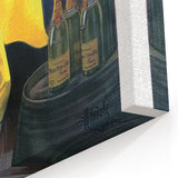 Vintage Champagne Massé Père & Fils Poster: Retro Advertising Art