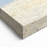 Fringed Beach Umbrella – Tranquil Coastal Summer Wall Art