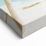 Leaning Palm Tree on Beach – Tropical Summer Wall Art