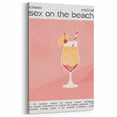 Cocktail Wall Art – Sex on the Beach Drink Recipe Print