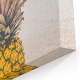 Tropical Pineapple on Beach – Vibrant Summer Wall Art