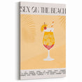 Cocktail Wall Art – Tropical Drink Print for Bar Decor