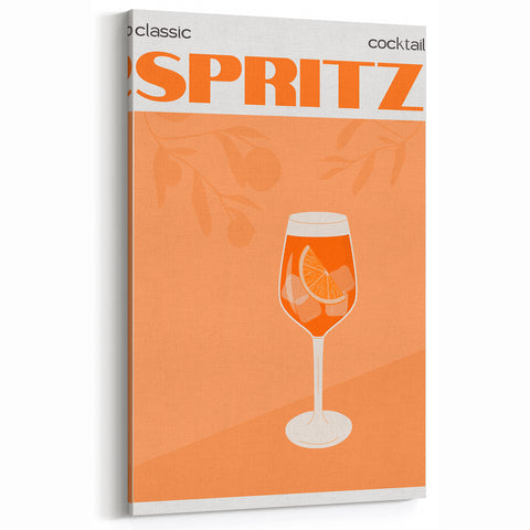 Drinks Wall Art – Spritz Cocktail Illustration Print