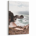 Dramatic Coastal Cliff View – Summer Landscape Wall Art