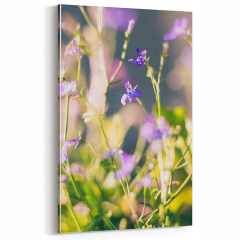 Spring Wall Decor – Dreamy Wildflowers in Soft Sunlight