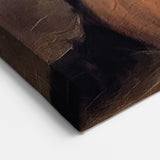 Spooky Wall Art - Black Cat & Pumpkin Vintage Halloween Print