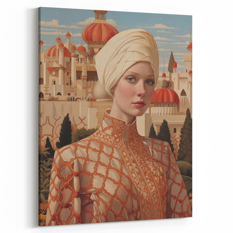 Antique Portrait Prints - Majestic Oriental Vintage Wall Art