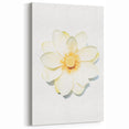 White Lotus Flower - Spring Wall Art Floral Botanical Canvas