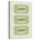 Lucky Ticket Irish Wall Art - St. Patrick’s Day Decorations