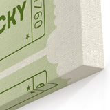 Lucky Ticket Irish Wall Art - St. Patrick’s Day Decorations