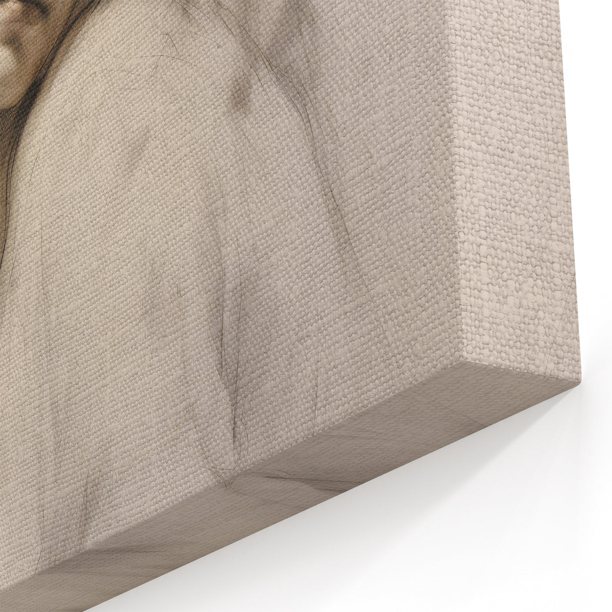 Timeless Vintage Portrait - Ethereal Woman Sketch Wall Art