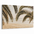 Summer Wall Art - Tropical Palm Beach Scene Summer Canvas Art