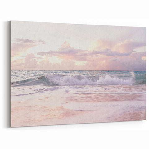Summer Wall Decor - Soft Ocean Waves Summer Art Prints
