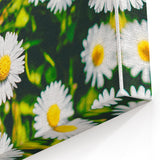 White Daisies Floral Field - Spring Wall Art Botanical Canvas