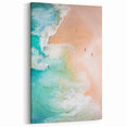 Tropical Wall Art - Aerial Beach View Summer Canvas Art
