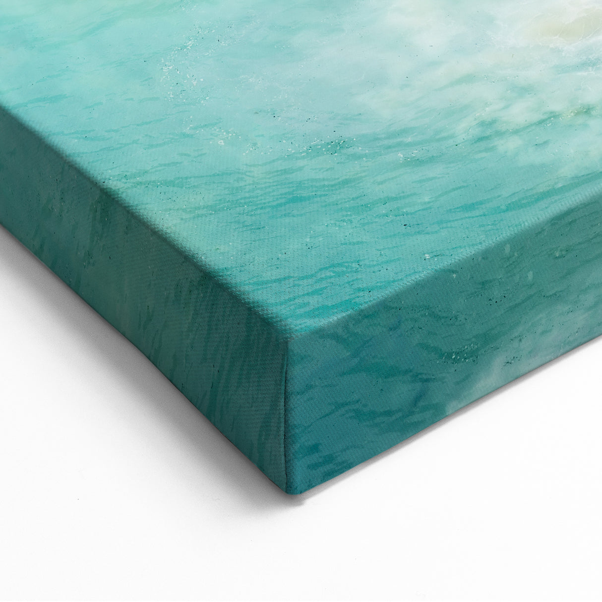 Tropical Wall Art - Aerial Beach View Summer Canvas Art