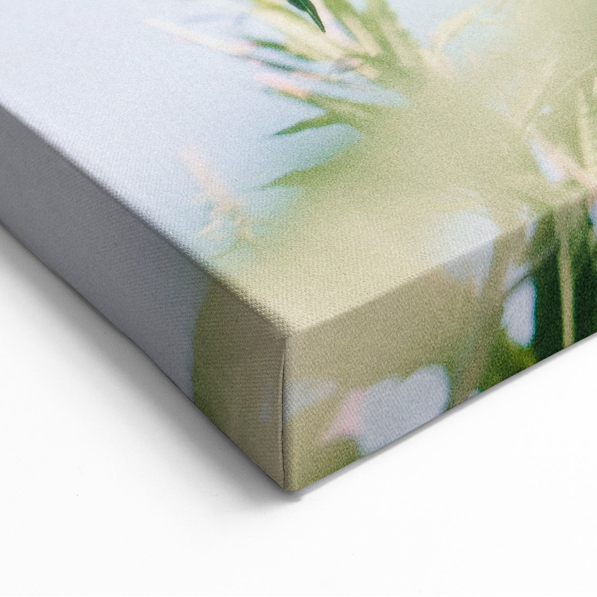 Pink Wildflower Blooms - Spring Wall Art Botanical Canvas