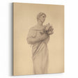 Classic Portrait Artwork - Vintage Statue-Inspired Canvas Art
