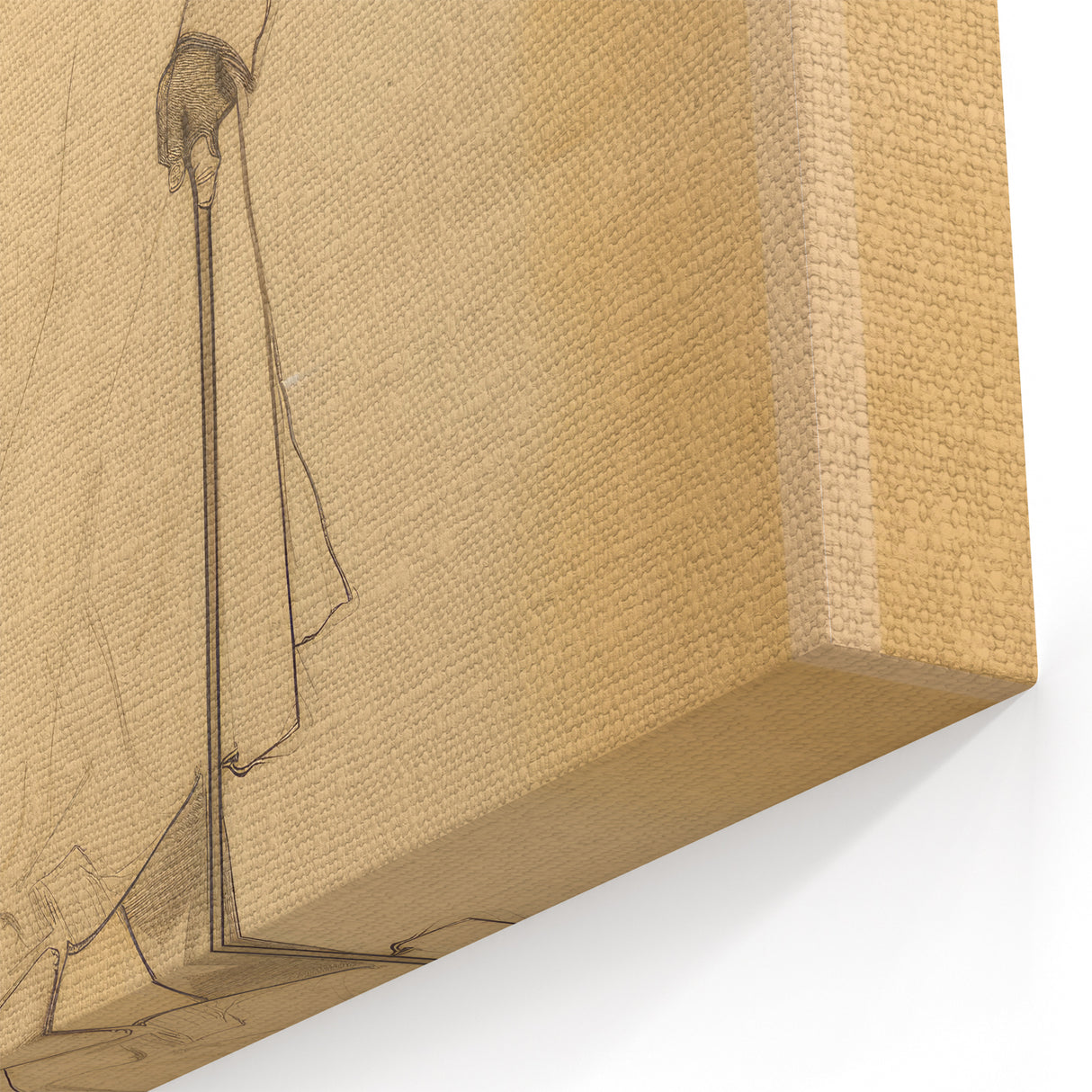 Antique Portrait Prints - Military Gentleman Sketch Art Canvas