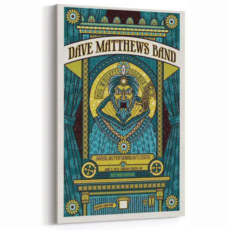 Dave Matthews Band Retro Poster Art - Vintage Rock Wall Decor