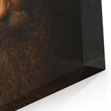 Antique Portrait Prints - Rugged Bearded Man Vintage Canvas Art