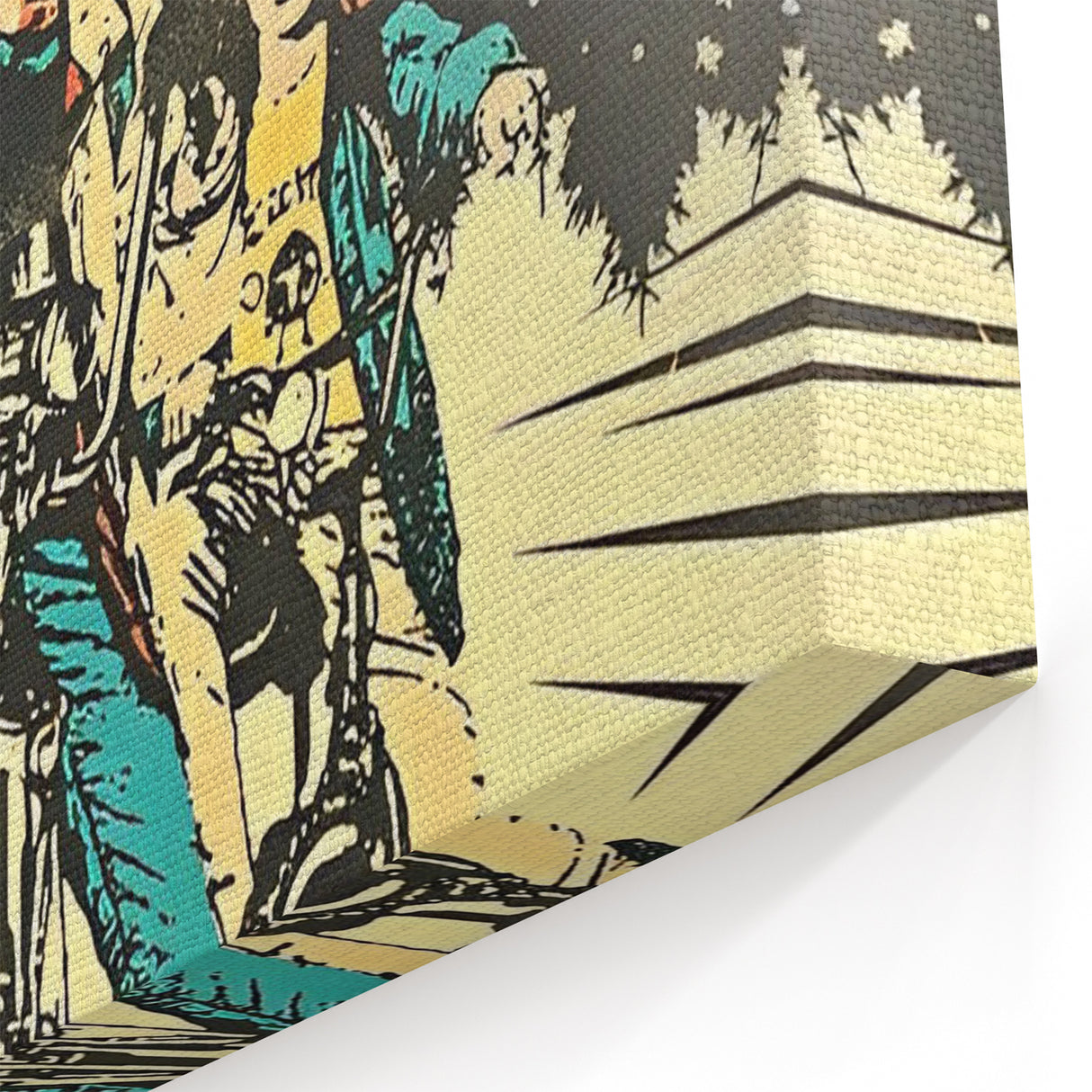 Vintage Comics Wall Art – Stranger Things Retro Sci-Fi Poster