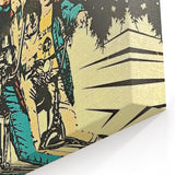 Vintage Comics Wall Art – Stranger Things Retro Sci-Fi Poster