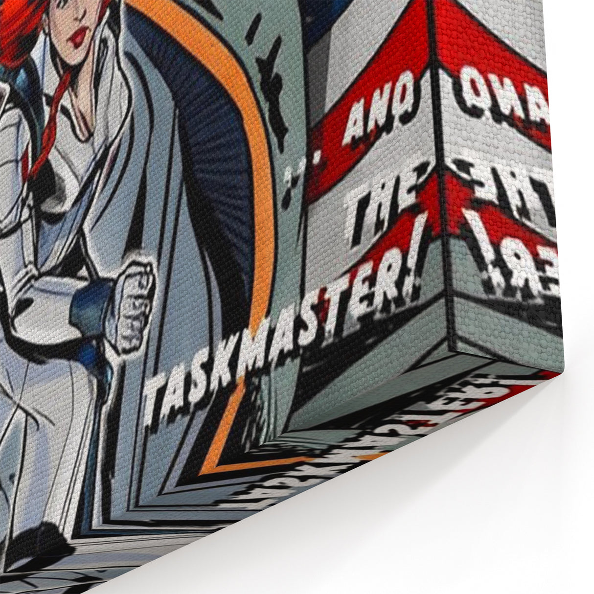 Vintage Comics Wall Art – Black Widow Retro Superhero Poster