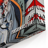 Vintage Comics Wall Art – Black Widow Retro Superhero Poster
