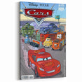 Vintage Comics Wall Art – Disney Pixar Cars Retro Racing Poster